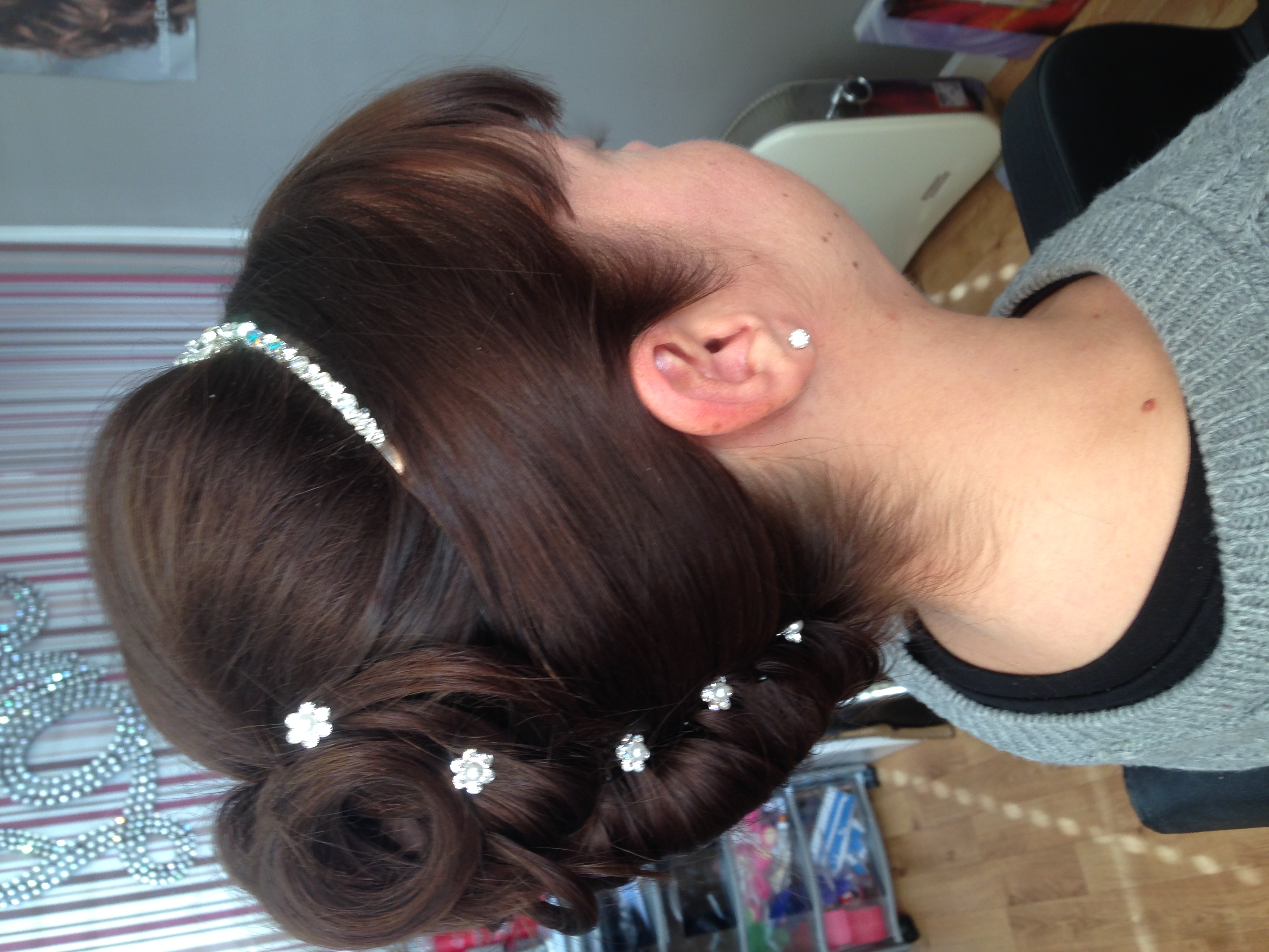 Bridesmaid hair style